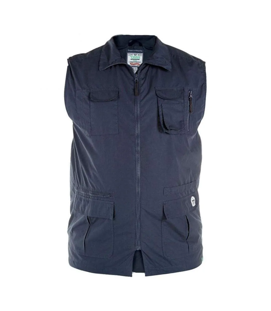 Duke Mens Enzo Kingsize Multi Pocket Hunting Vest (Navy) - UTDC200