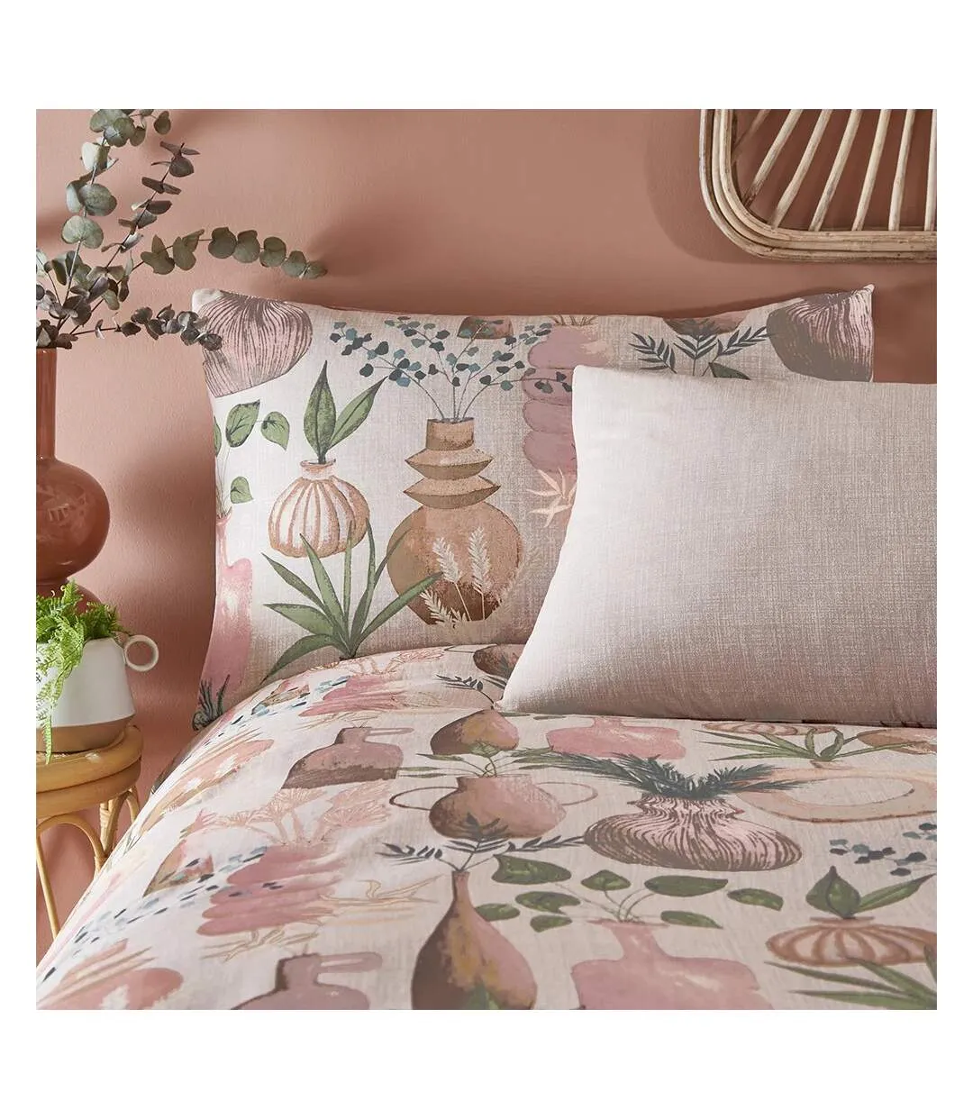 Earthen pots duvet cover set clay Furn