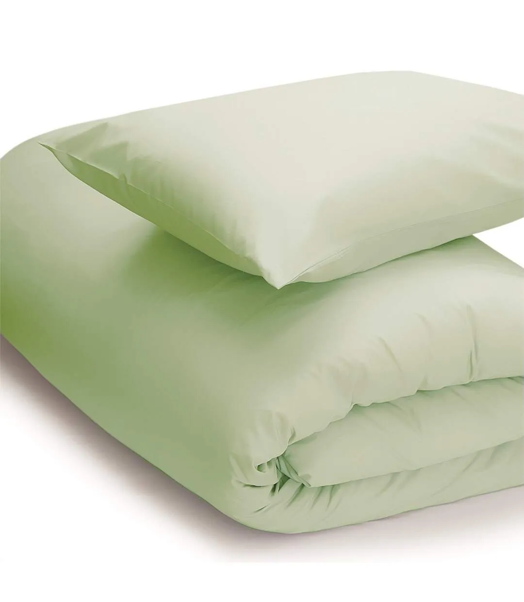 Easycare percale duvet cover green apple Belledorm