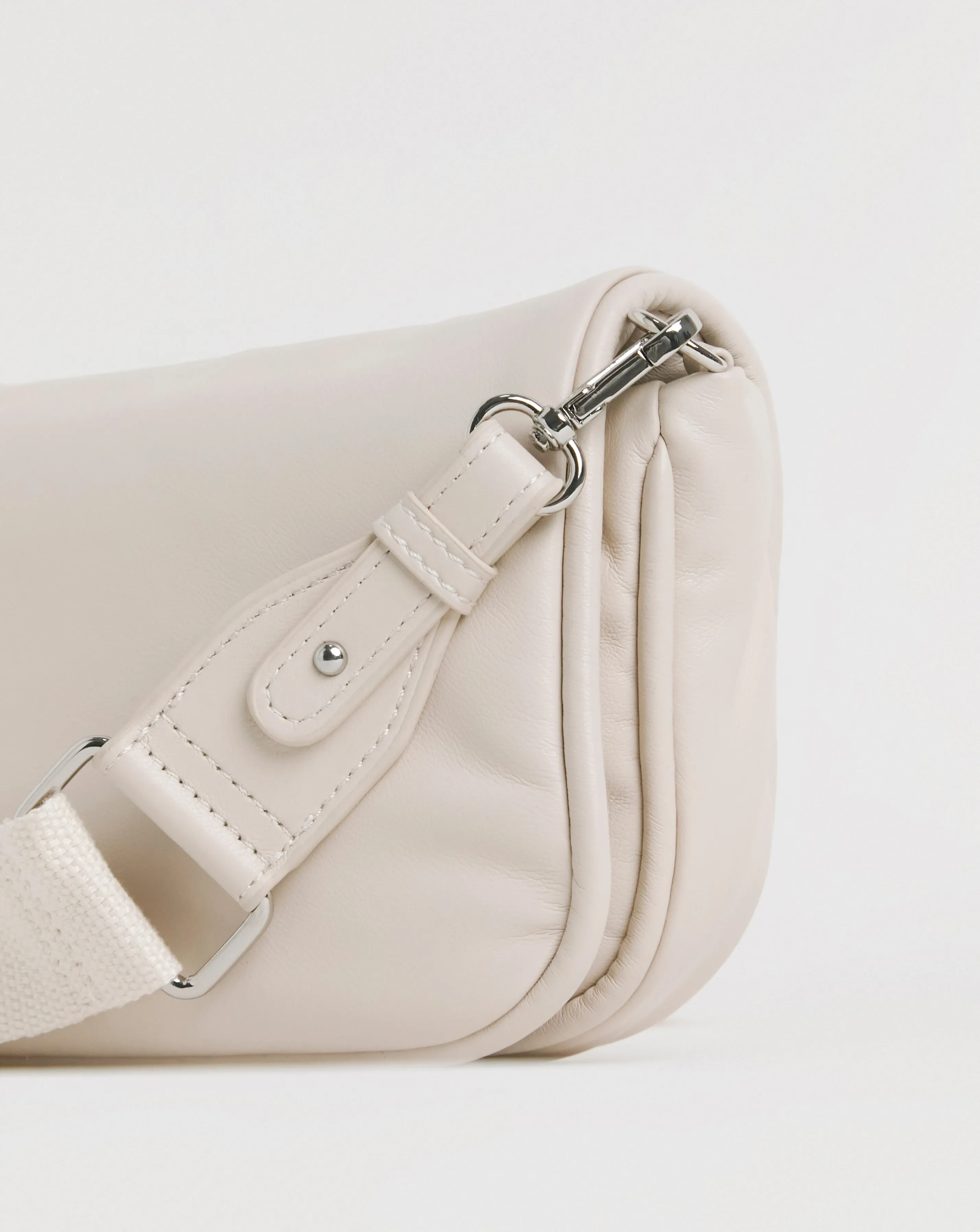 Ecru Soft Volume Camera Bag | Simply Be