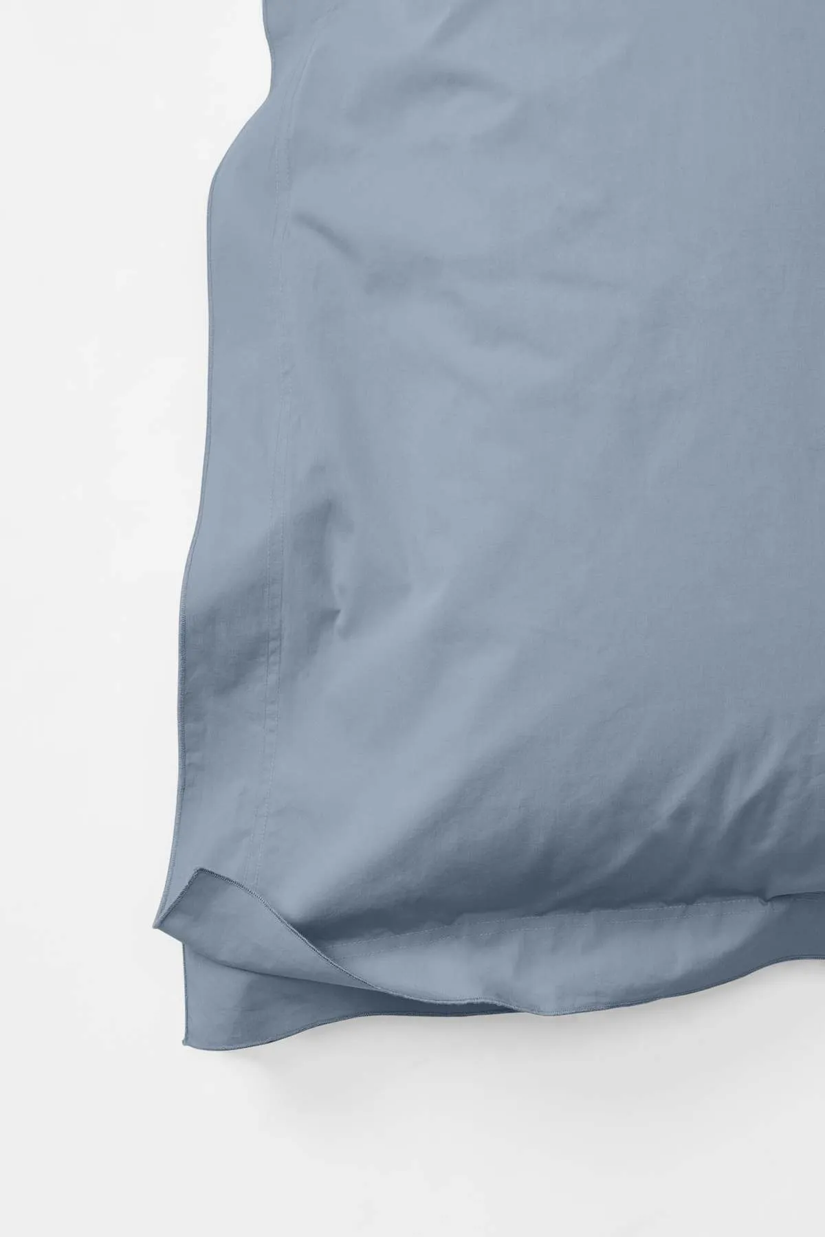 Euro Pillowcase Pair - Half Blue