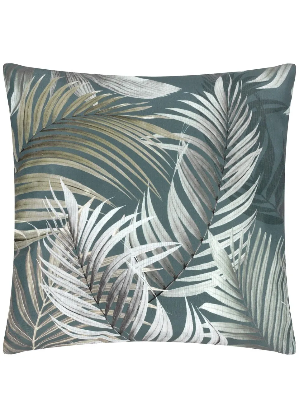 Evans Lichfield Green Palma Filled Outdoor Cushions (43cm x 43cm x 8cm)