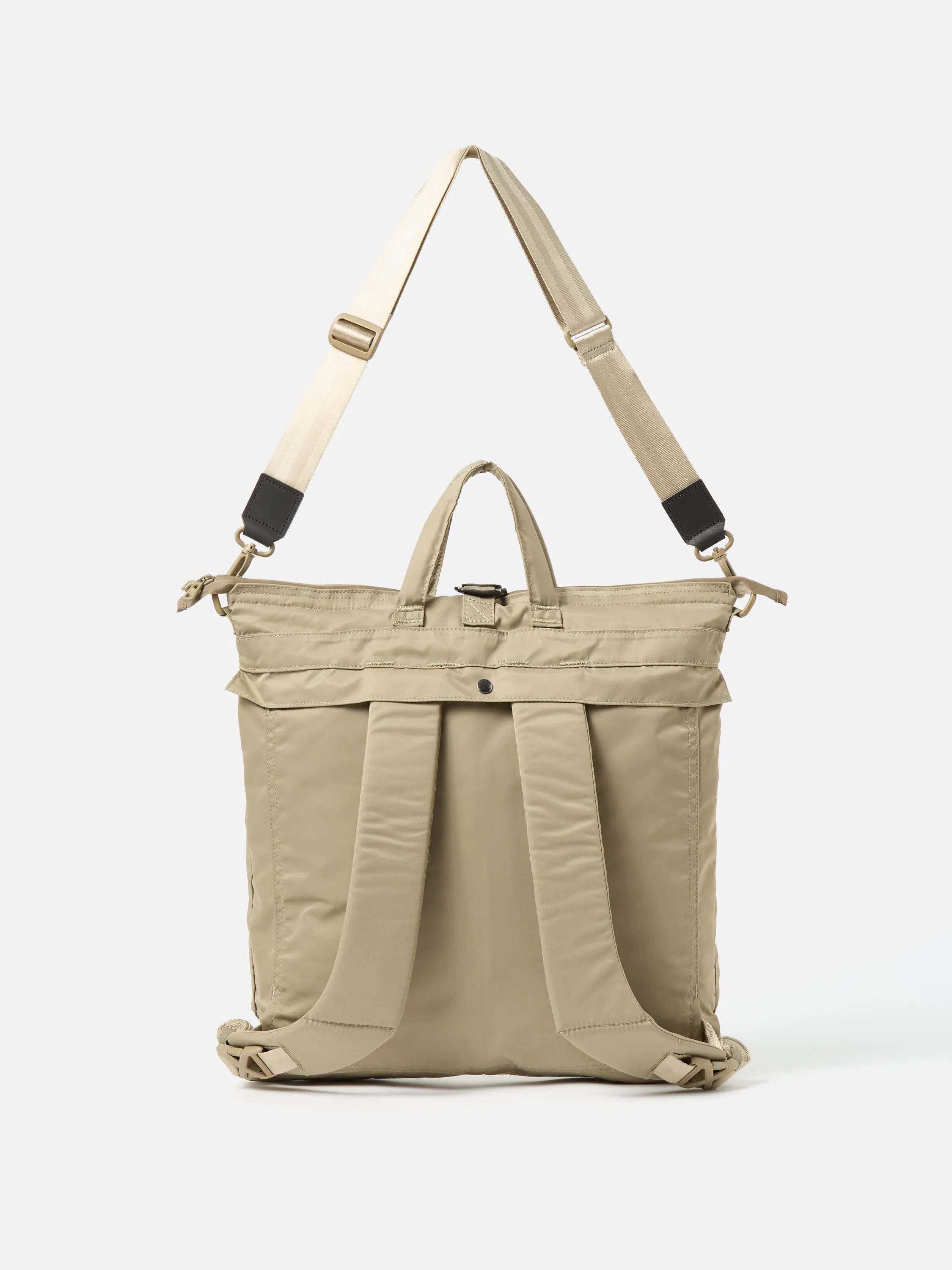 F/CE. 3-Way Helmet Bag in Sage Green Recycled Twill