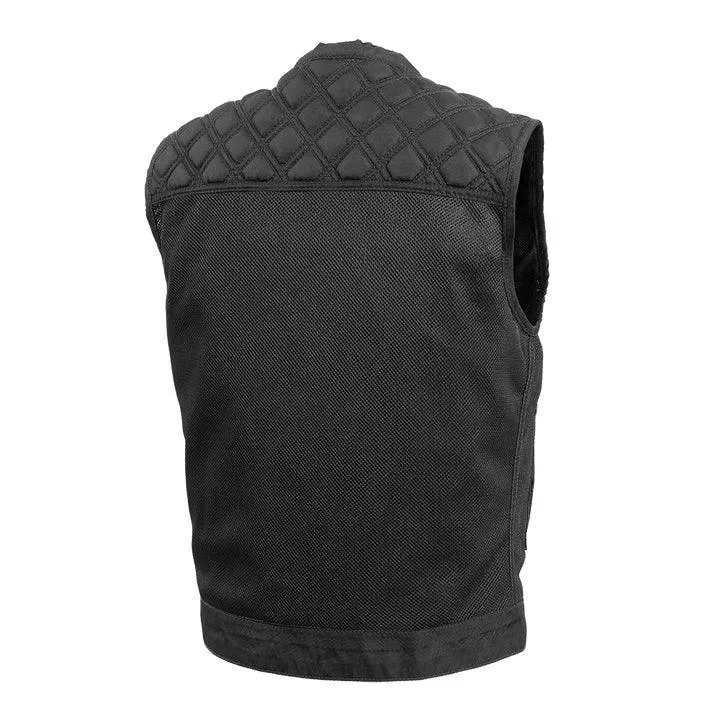 First Mfg Downside Moto Mesh Men's Motorcycle Vest