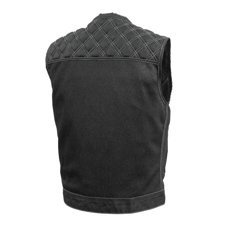 First Mfg Downside Moto Mesh Men's Motorcycle Vest