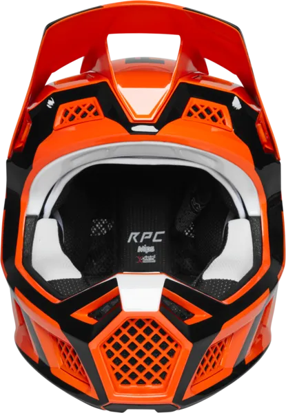 Fox Racing Rampage Pro Carbon MIPS Full Face Helmet - Divide - Flo Orange