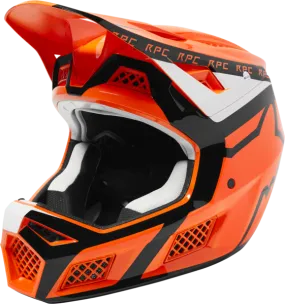 Fox Racing Rampage Pro Carbon MIPS Full Face Helmet - Divide - Flo Orange