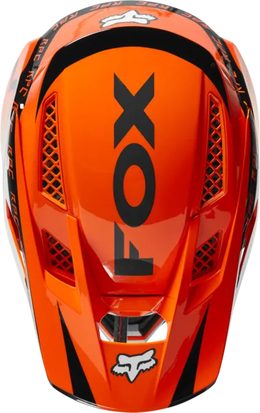 Fox Racing Rampage Pro Carbon MIPS Full Face Helmet - Divide - Flo Orange