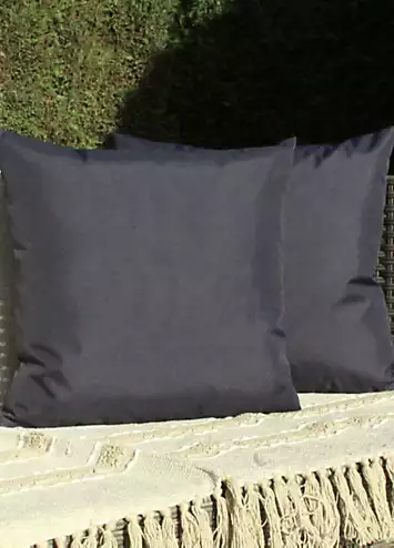 furn. Pack of 2 Outdoor Navy Cushions | Kaleidoscope