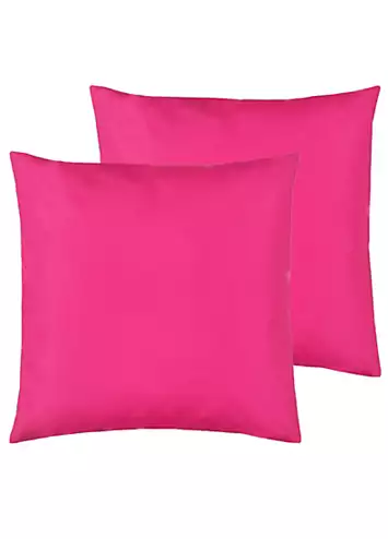 furn. Pack of 2 Outdoor Pink Cushions | Kaleidoscope