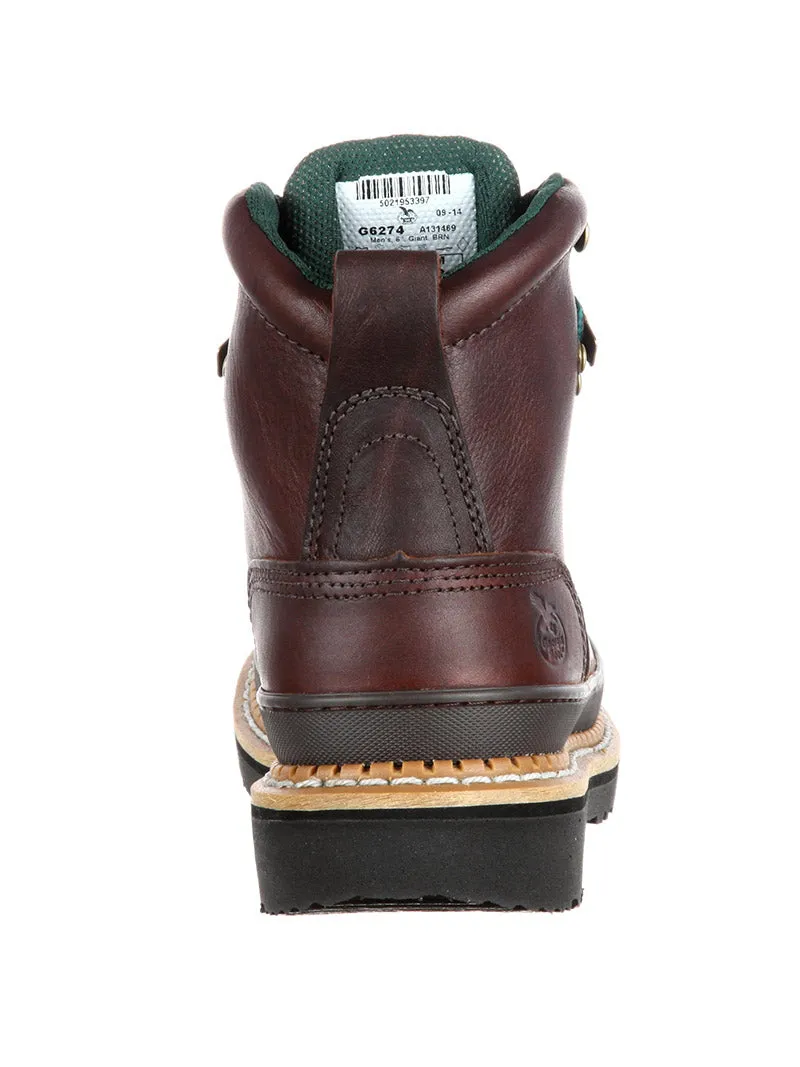 Georgia G6274 Mens Giant Work Boot Brown - B