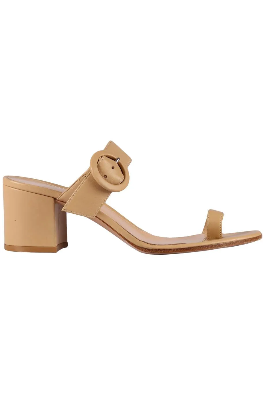 GIANVITO ROSSI LEATHER MULES EU 38 UK 5 US 8