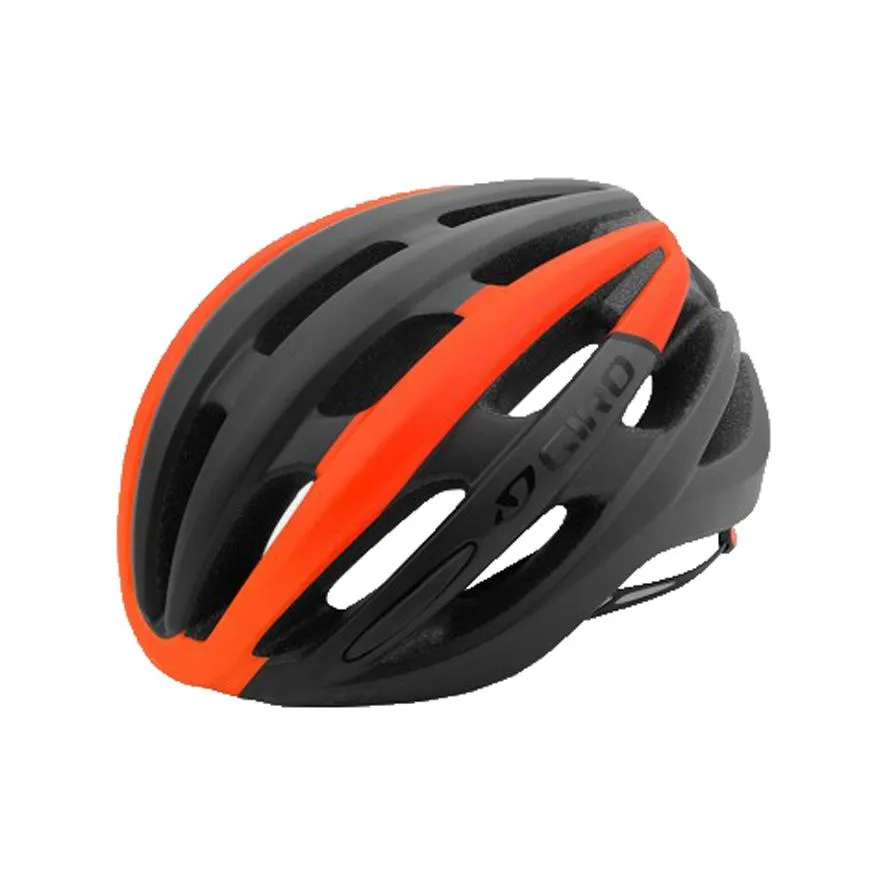 Giro Foray Road Helmet - Matt Black-Vermillion Fade