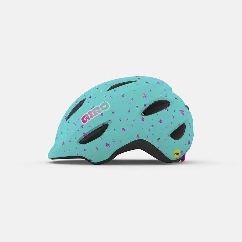 Giro Scamp MIPS Child Helmet - Matt Screaming Teal