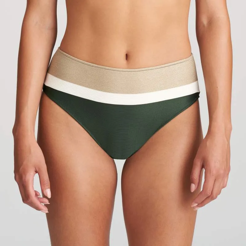 Green high bikini brief- Unas1 with Discounts- Bikini Green-      Berlin