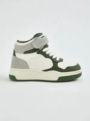 Green Skater Single Strap High Top Trainers | Kids | George at ASDA