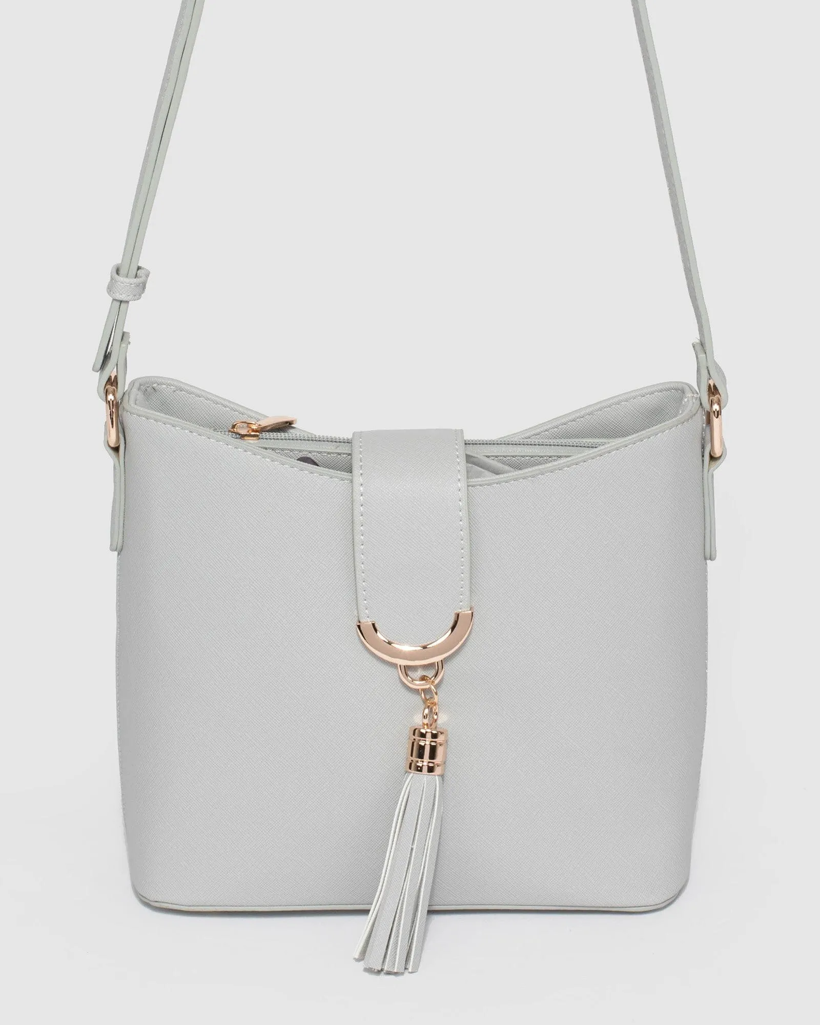 Grey Libby Crossbody Bag