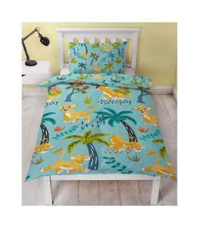 Hakuna matata duvet cover set turquoise/green/yellow The Lion King