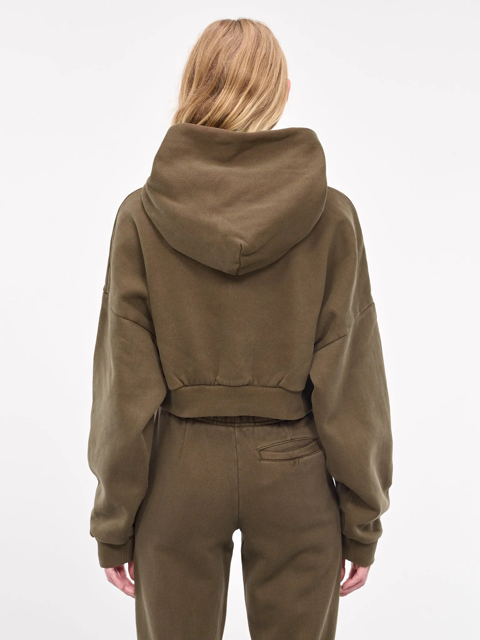 Heavy Cropped Hoodie (ES2392BT-BRUNETTE)