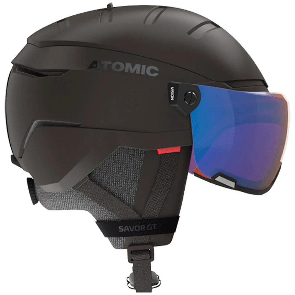 Helmet w/ visor Atomic ---Savor Gt Visor Photo Black Blue