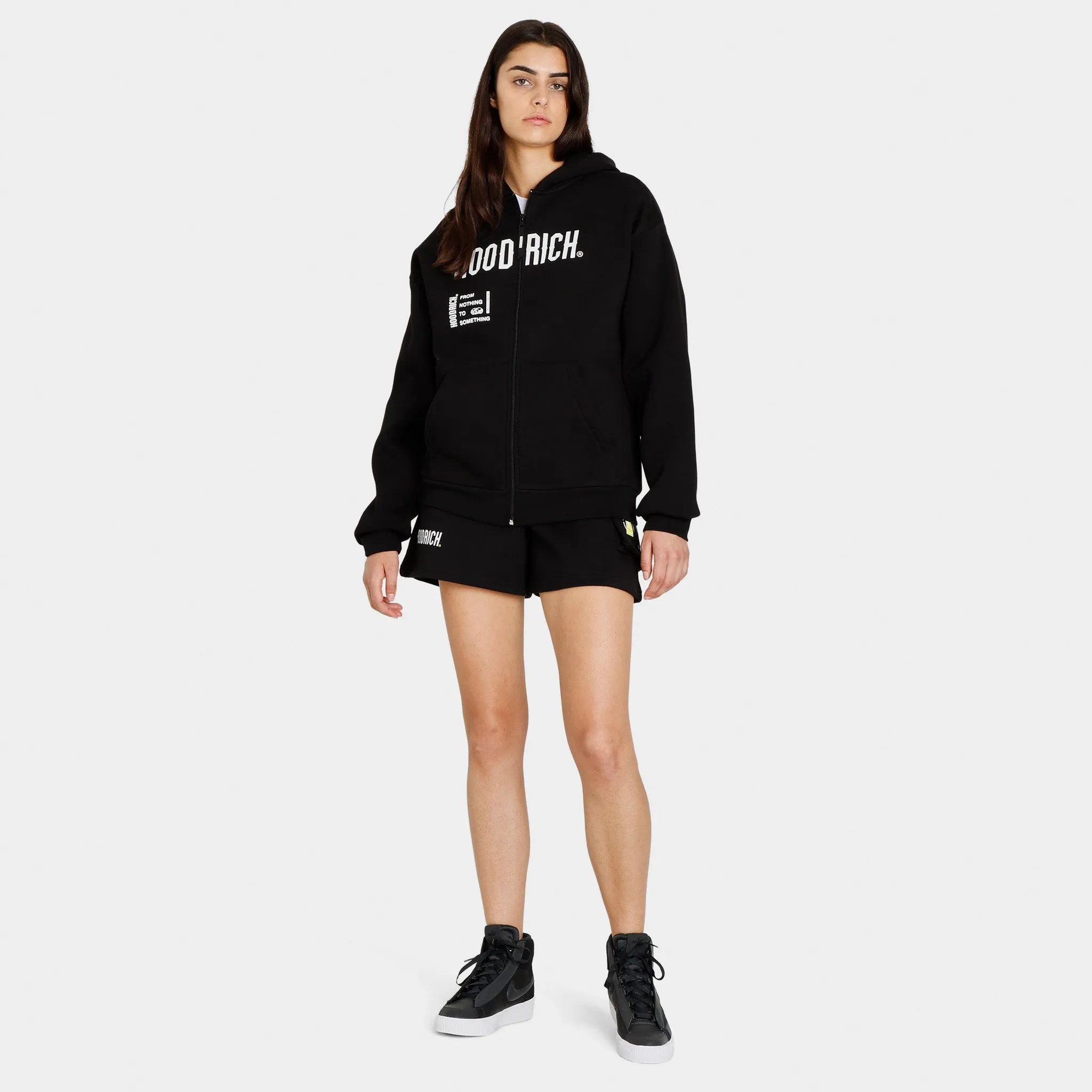 Hoodrich Women's OG Frenzy Full Zip Hoodie / Black