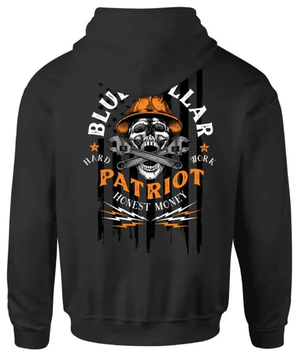 Howitzer Men's Blue Collar Patriot Hoodie