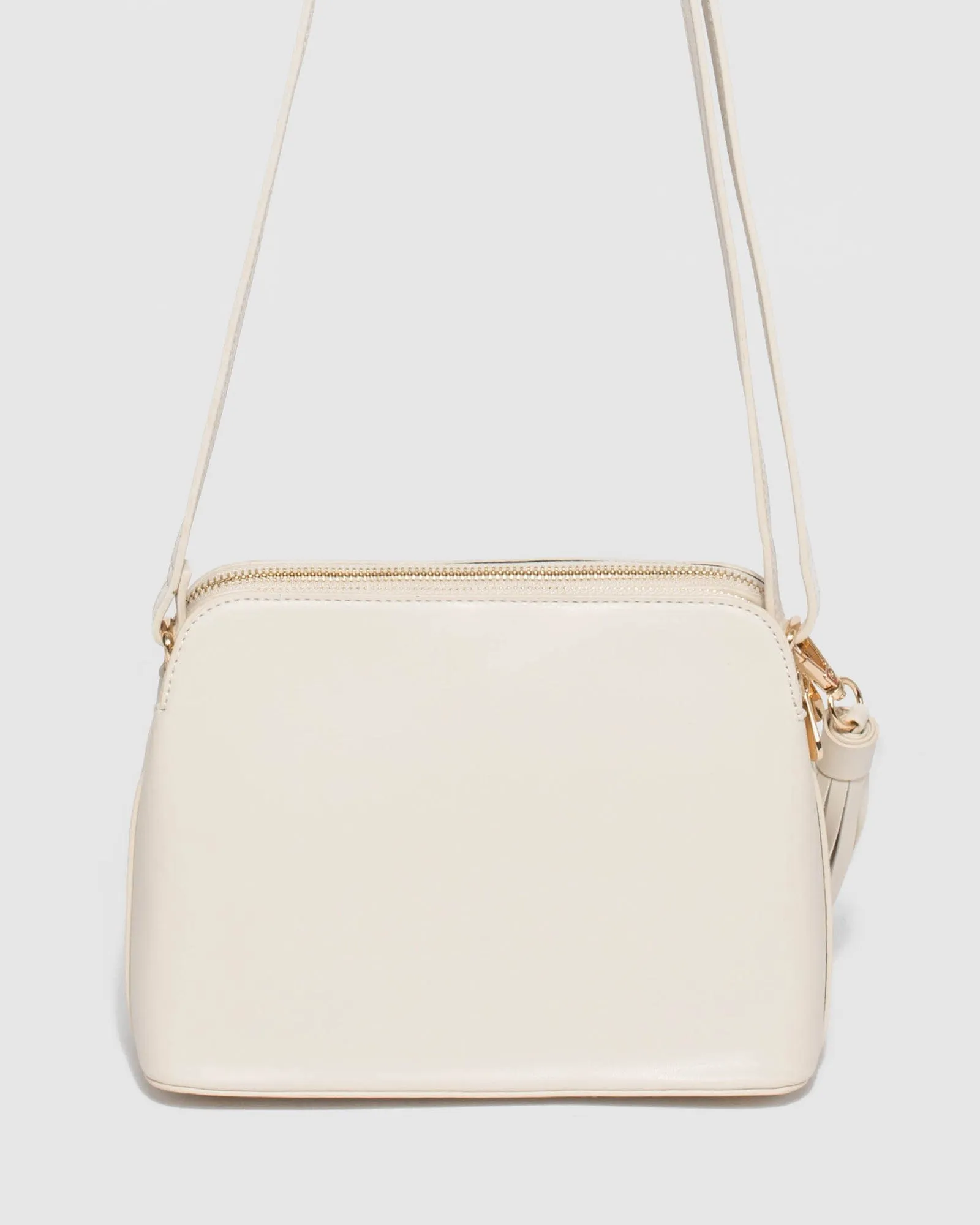 Ivory Joanna Quilt Crossbody Bag