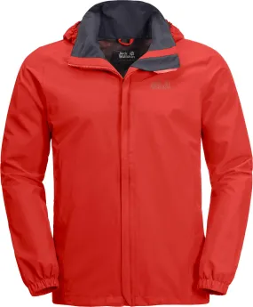 Jack Wolfskin Men's Stormy Point Jacket (2021) Lava Red | Buy Jack Wolfskin Men's Stormy Point Jacket (2021) Lava Red 