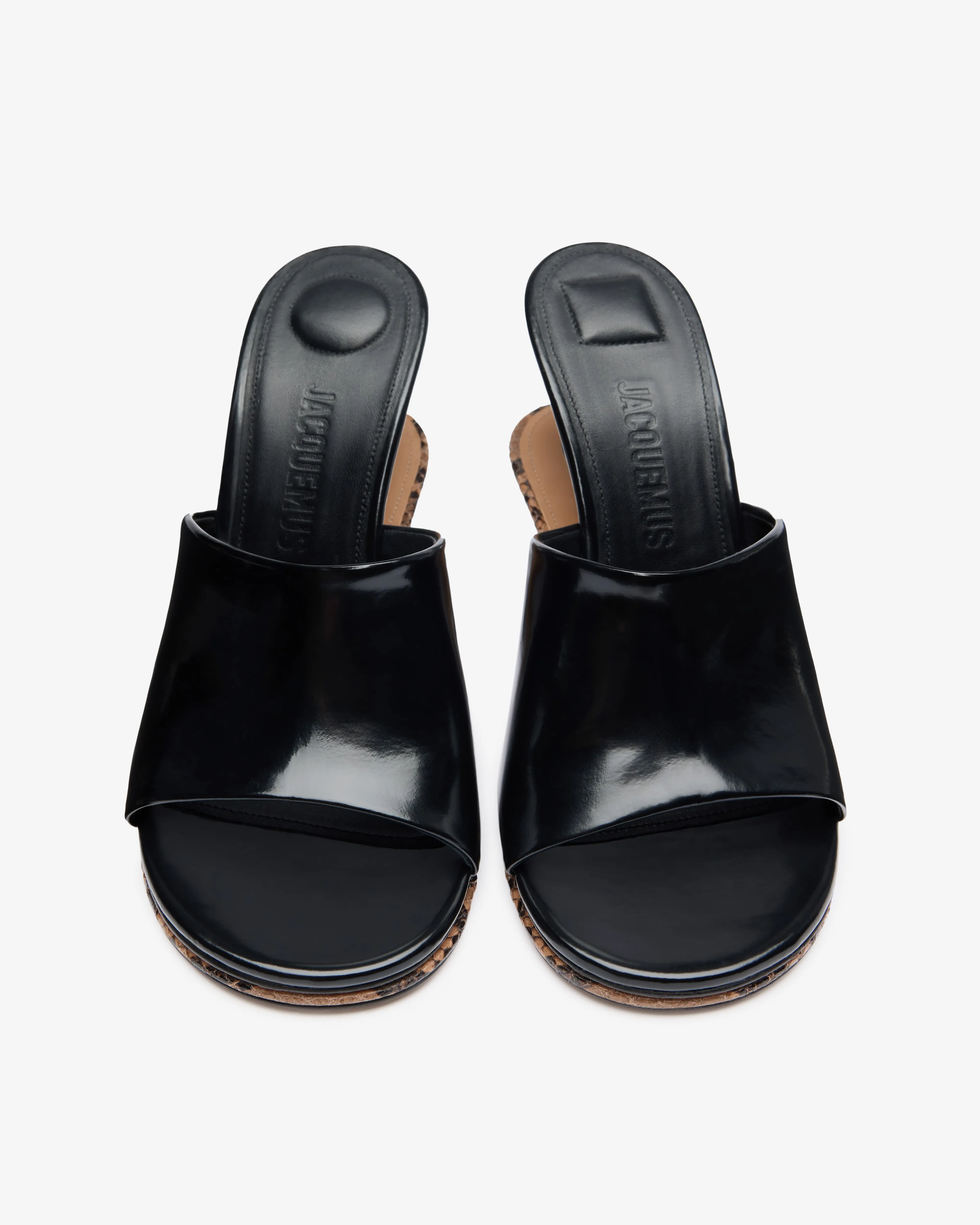 Jacquemus - Women's Les Doubles Mules - (Black/Light Brown)