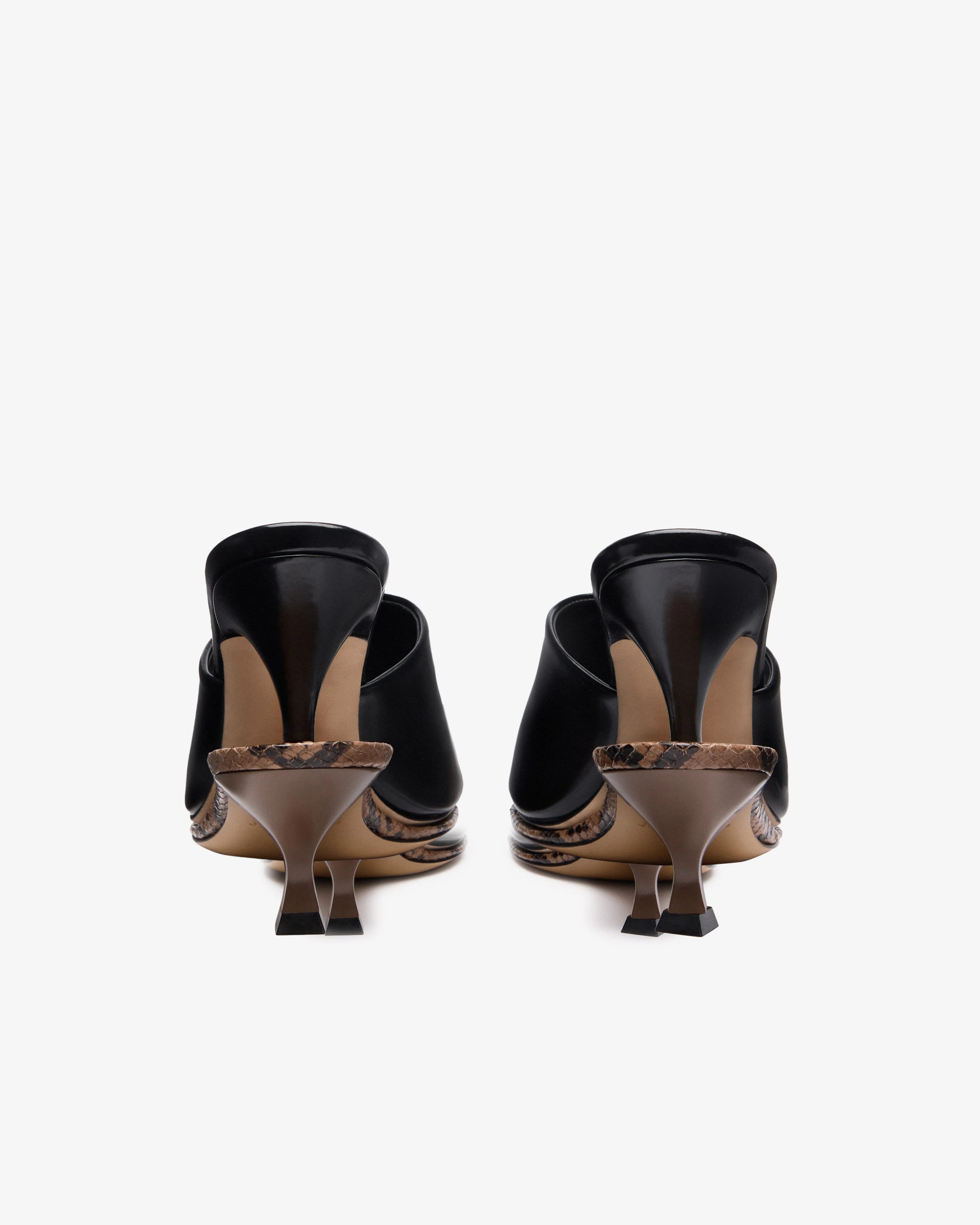 Jacquemus - Women's Les Doubles Mules - (Black/Light Brown)