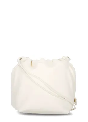 Jil Sander Logo Embossed Small Crossbody Bag