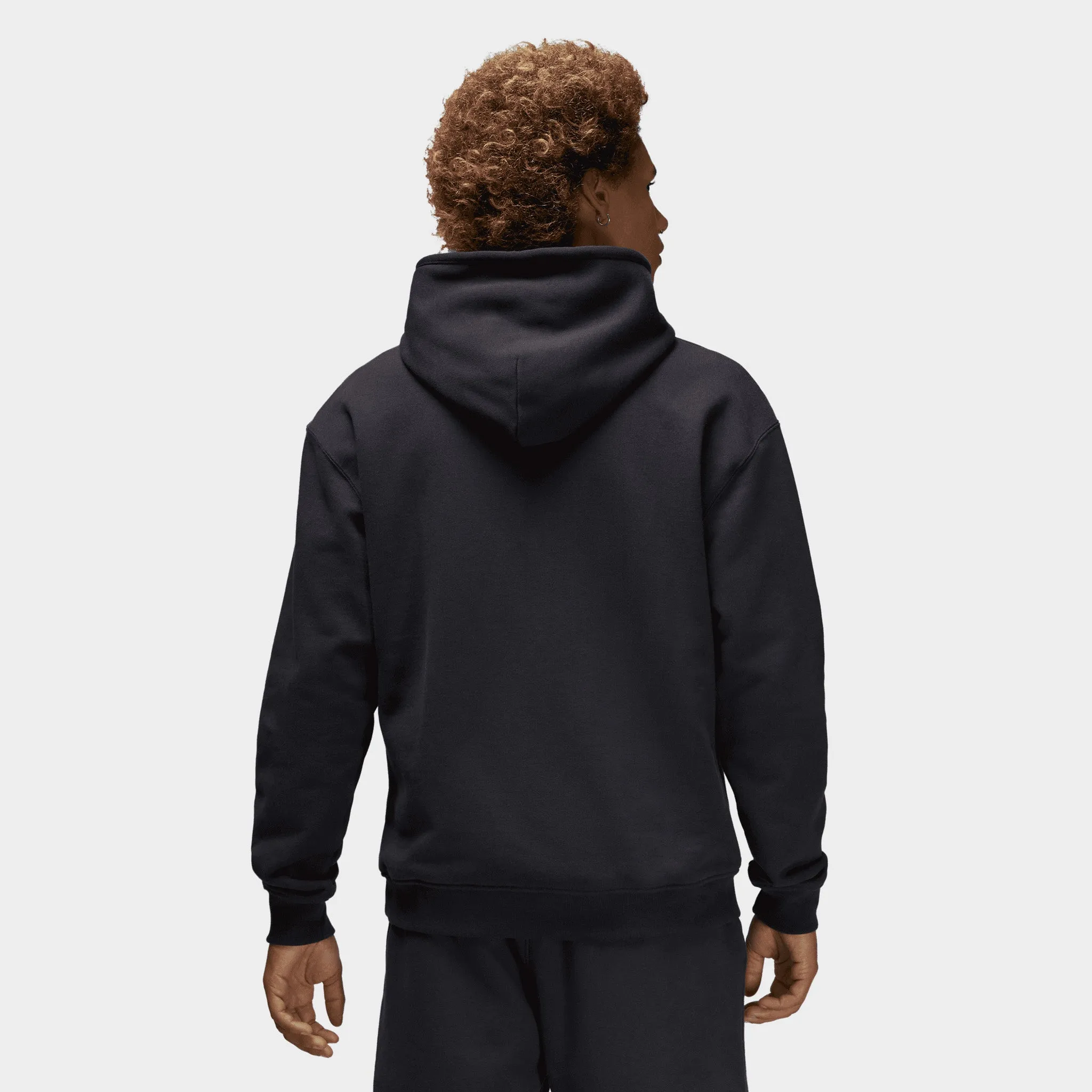 Jordan Wordmark Fleece Pullover Hoodie / Off Noir