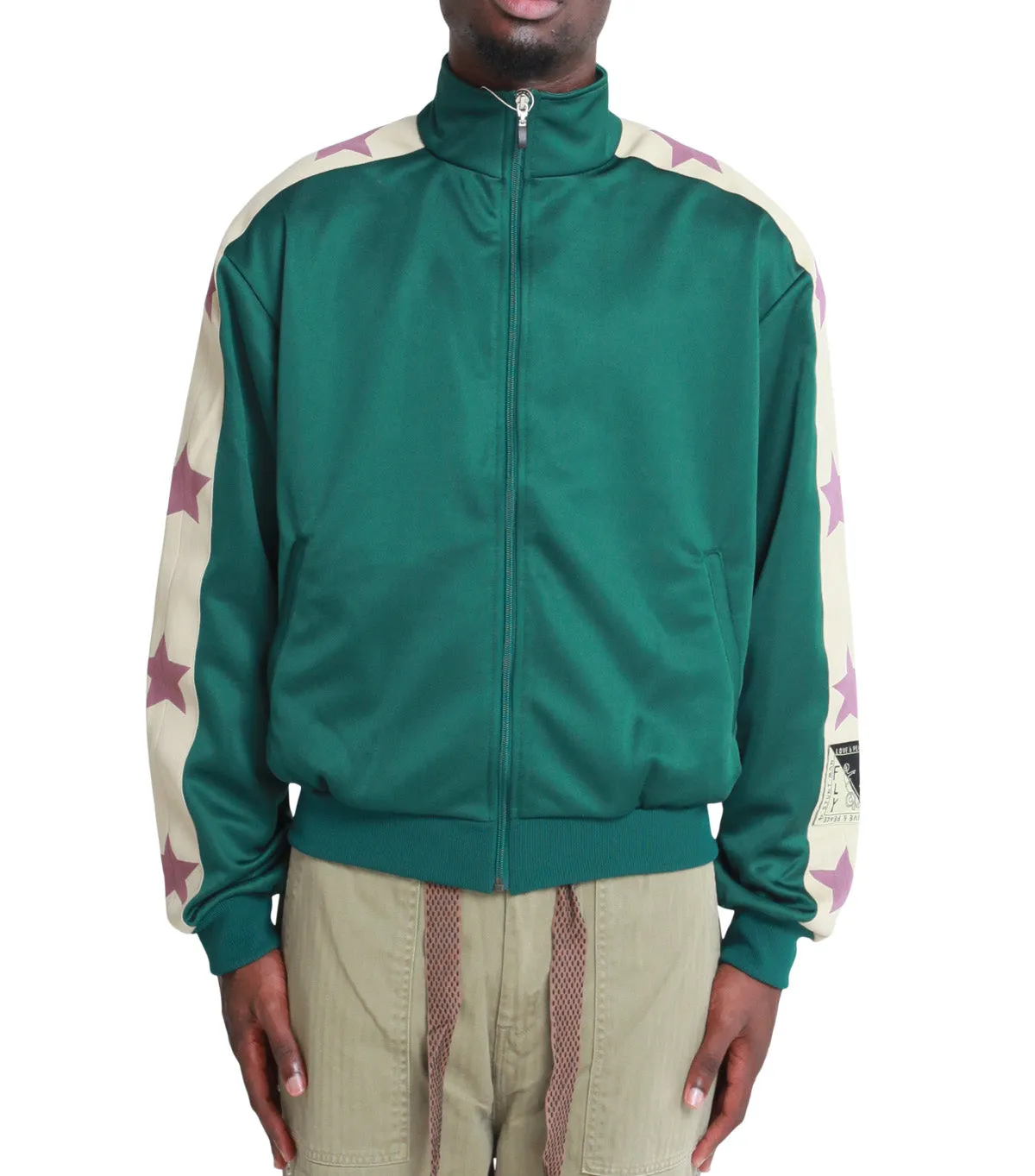 Kapital Smooth Jersey Stant Man & Woman Track Jacket Green