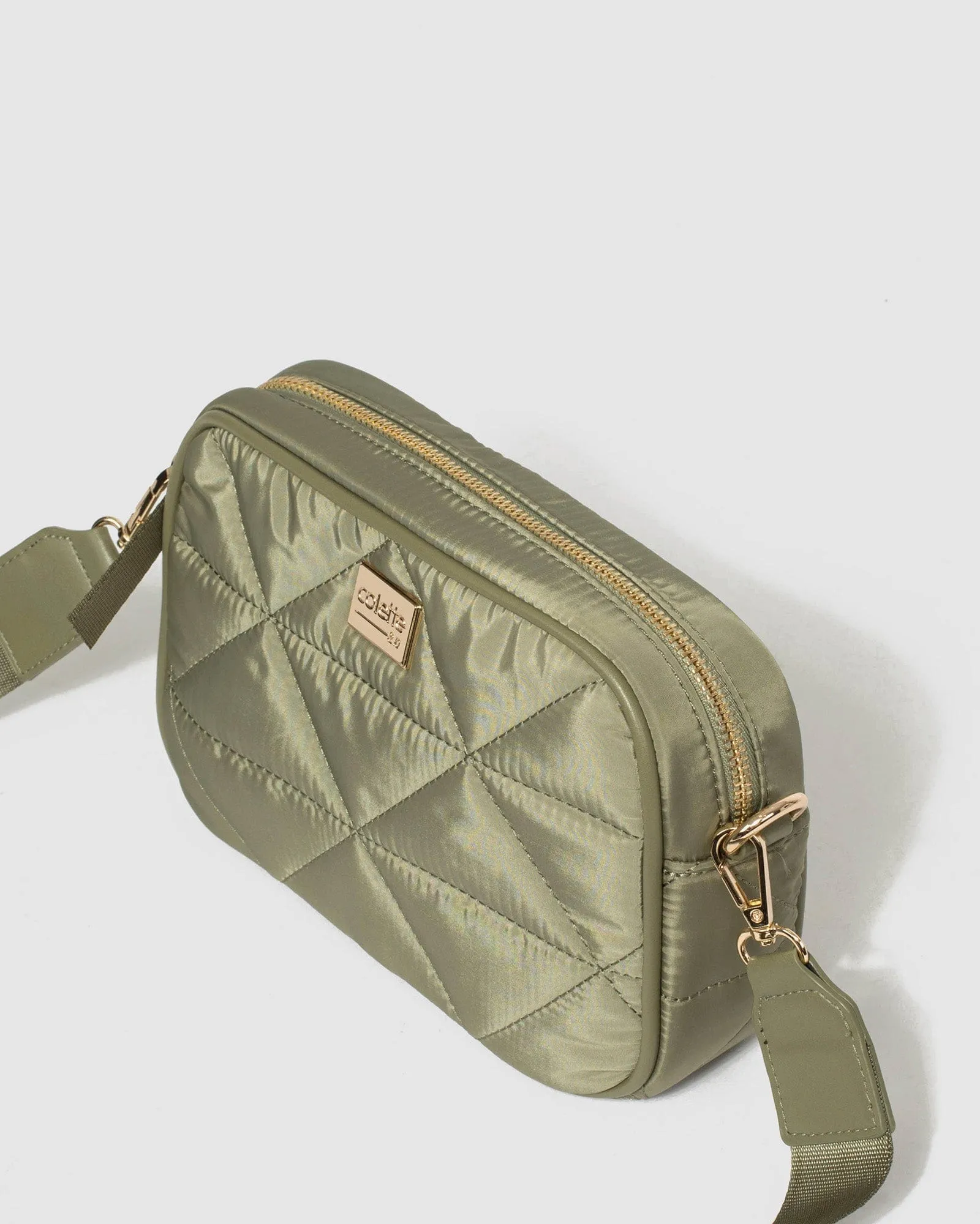 Khaki Alison Sport Crossbody Bag