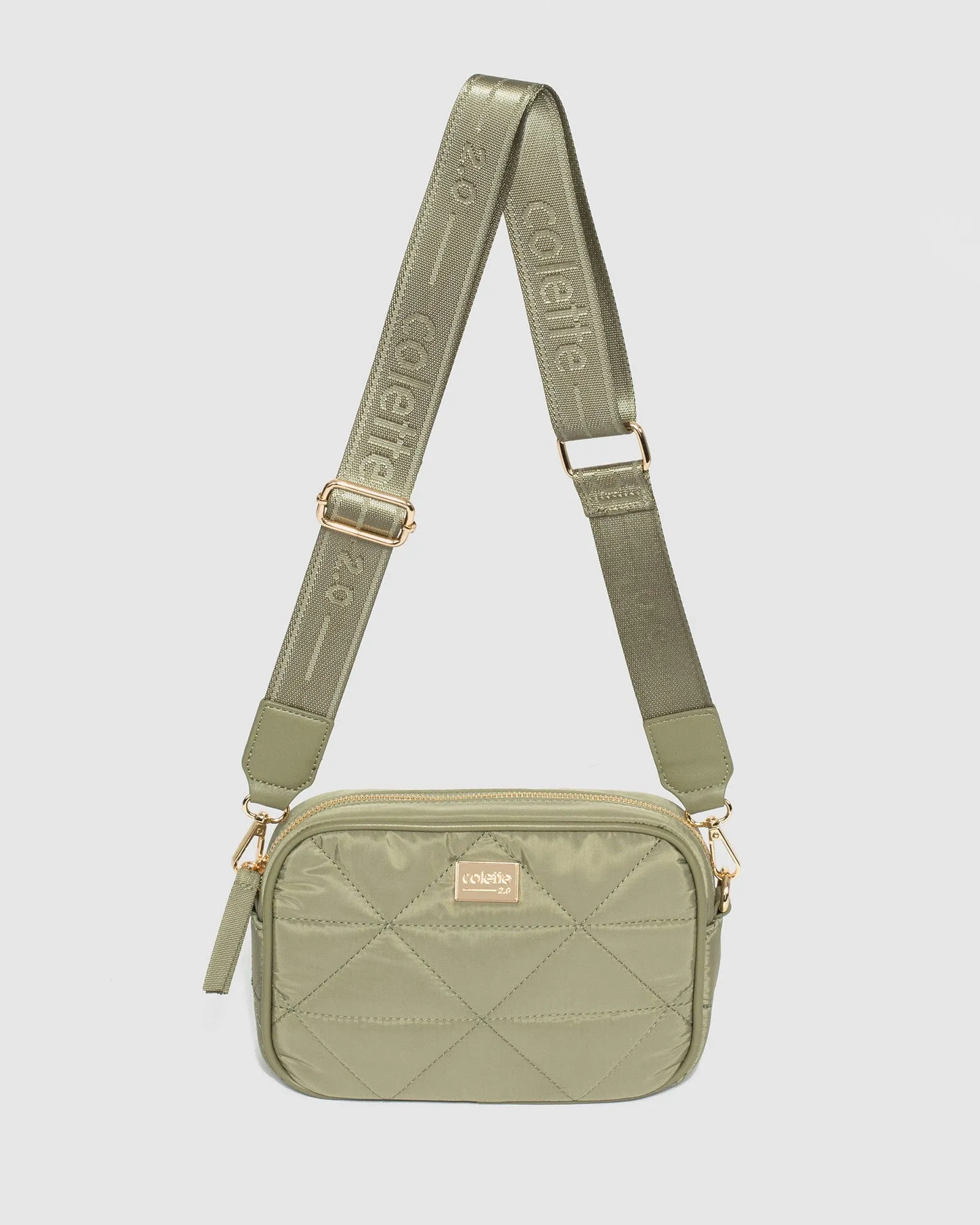 Khaki Alison Sport Crossbody Bag