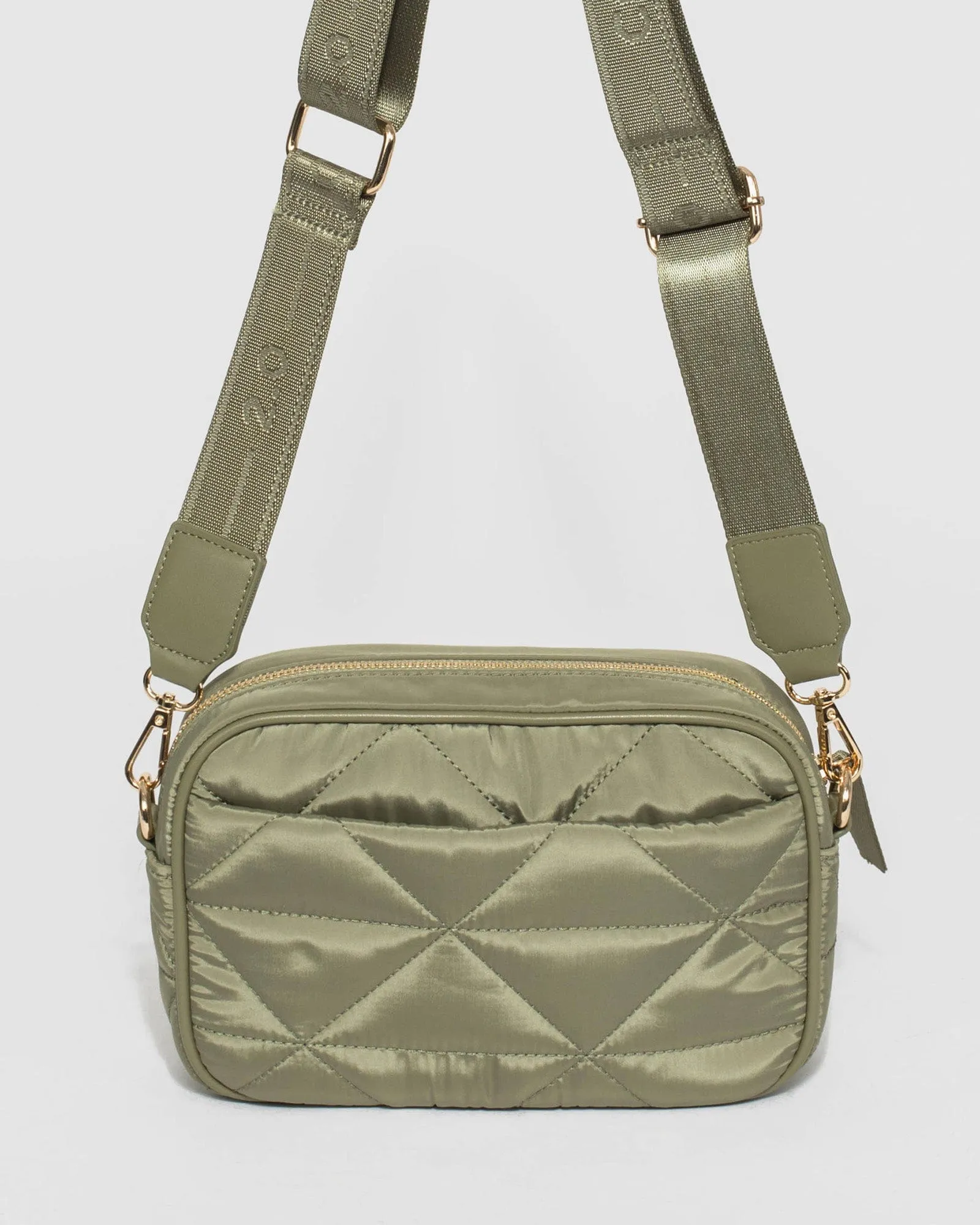 Khaki Alison Sport Crossbody Bag