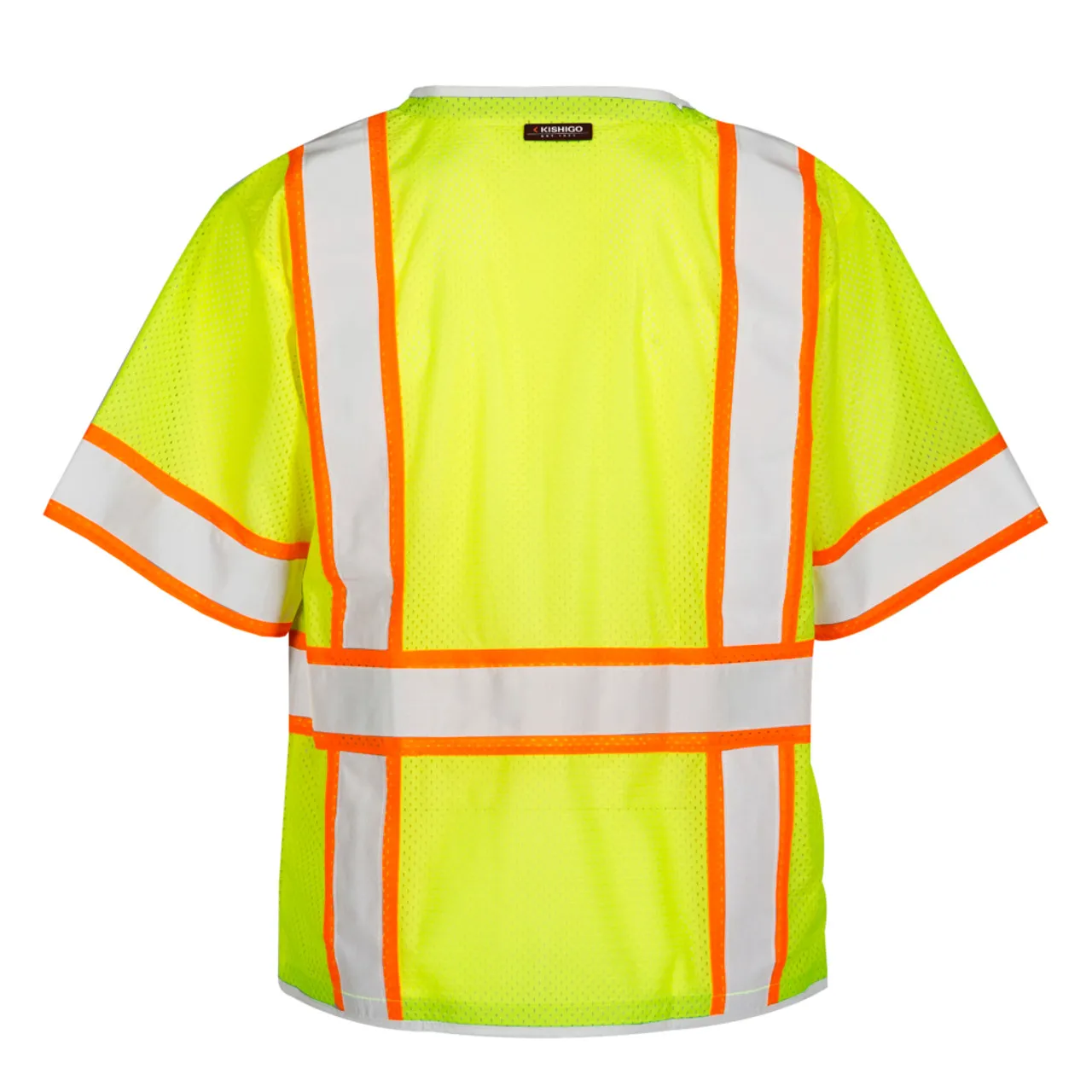 Kishigo Brilliant Series Premium Heavy Duty Vest 1550 Lime - 1551 Orange