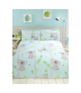 Koala duvet cover set blue/grey Rapport