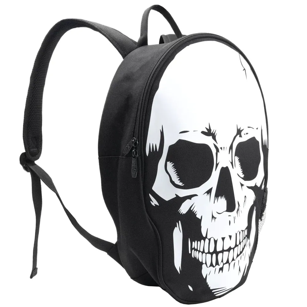 KREEPSVILLE BIG SKULL BACKPACK - WHITE