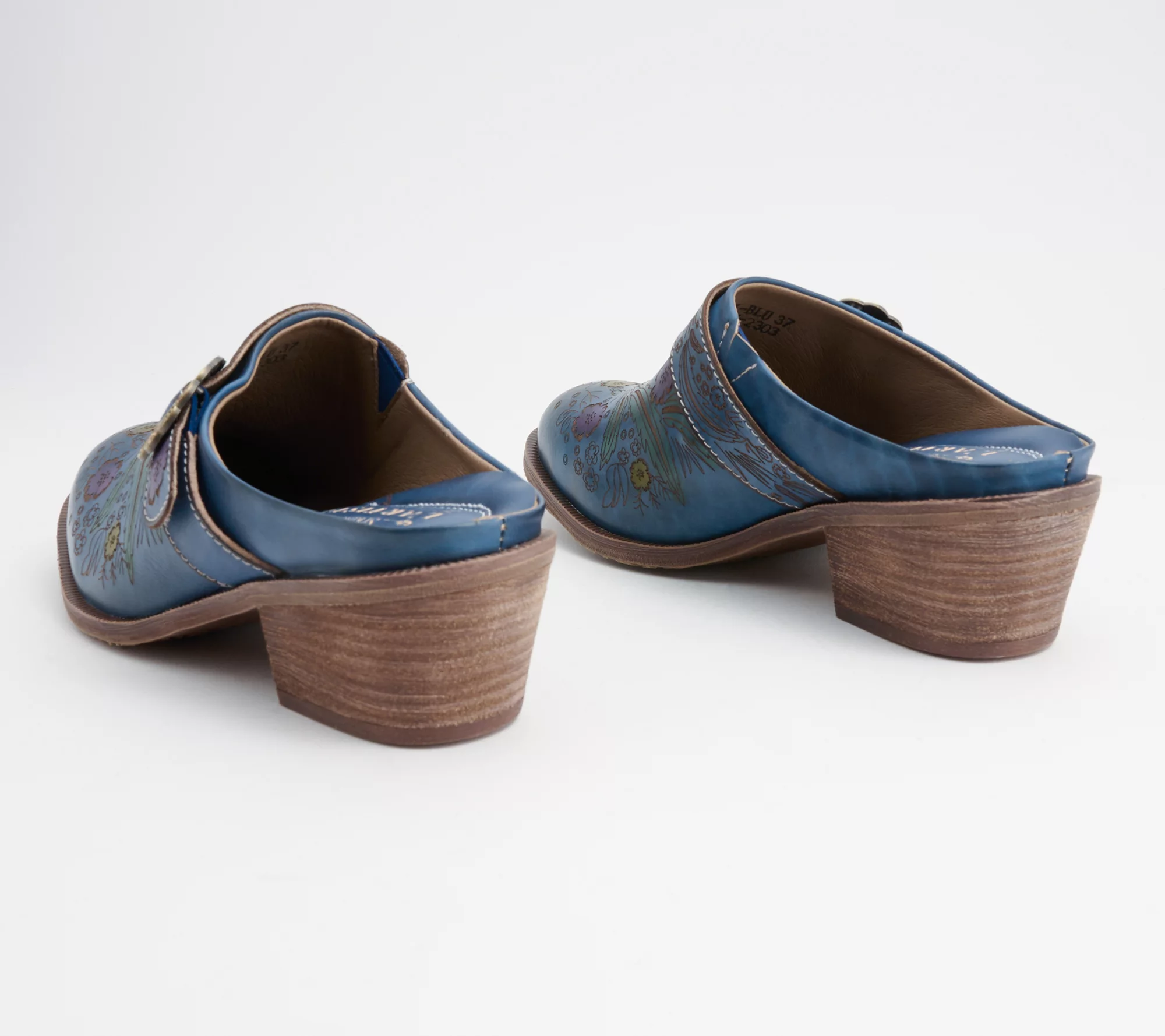 L'Artiste by Spring Step Leather Mules - Zoozi