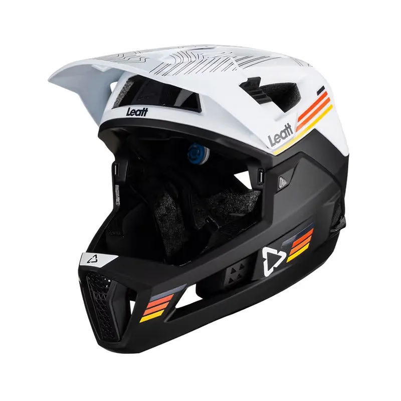 Leatt MTB Enduro 4.0 Full Face Helmet - White - 2023