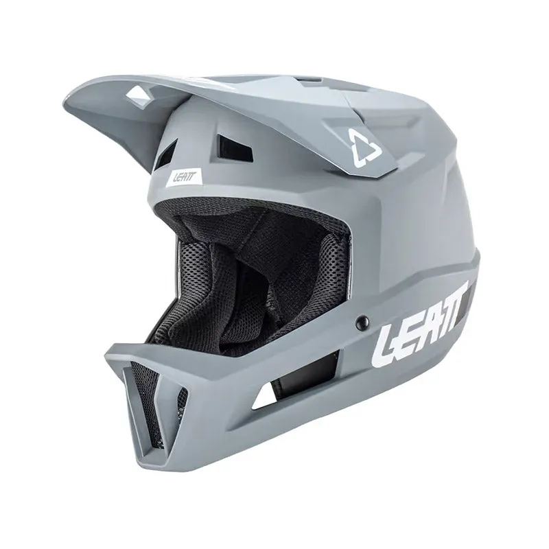 Leatt MTB Gravity 1.0 Full Face Helmet - Titanium - 2023