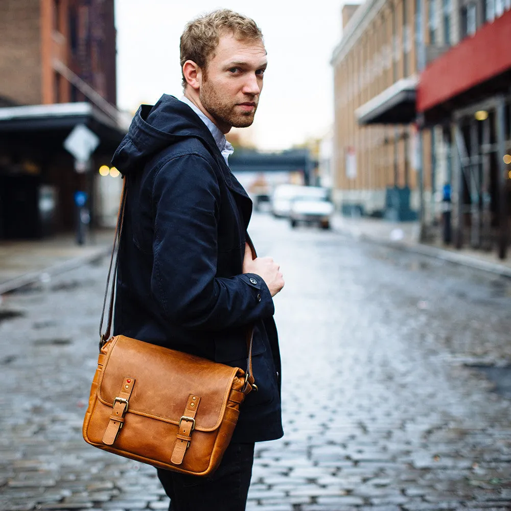 Leica Collection by ONA, Berlin M-System Leather Camera Bag - Vintage Bourbon