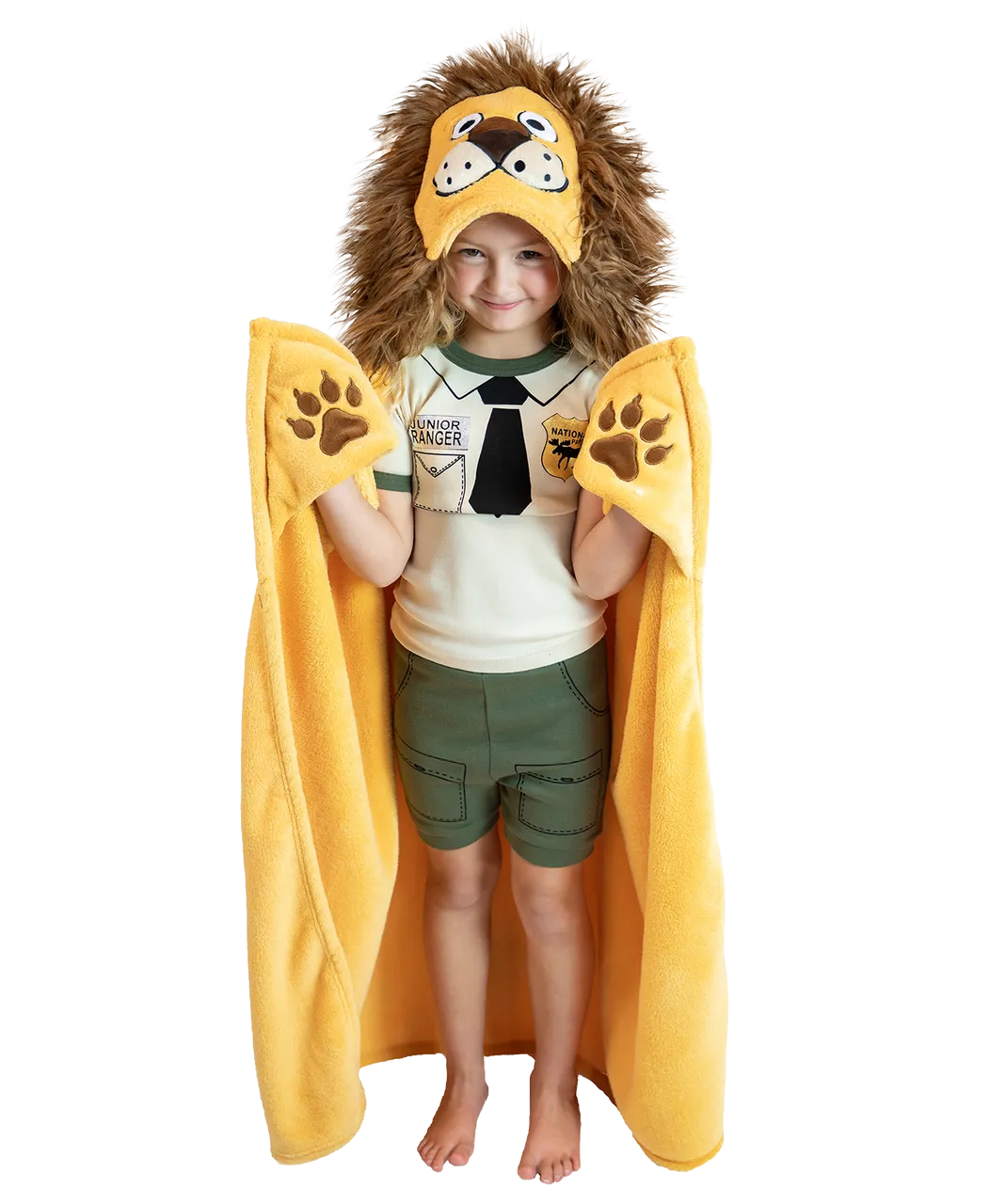 Lion Kid's Hooded Blanket