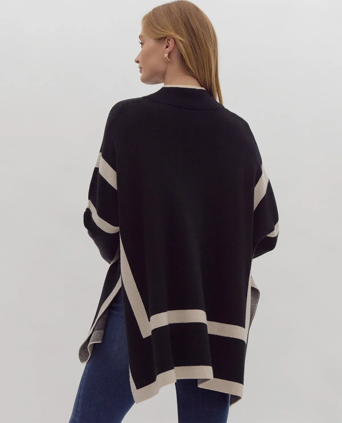 Long Sleeve Colorblock Sweater