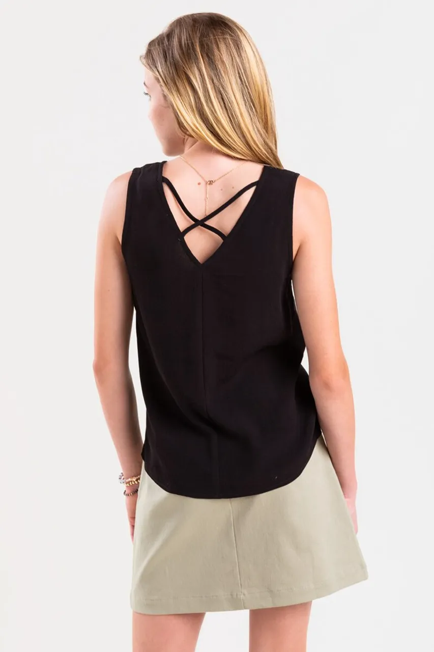 Loren Embroidered Tank Top