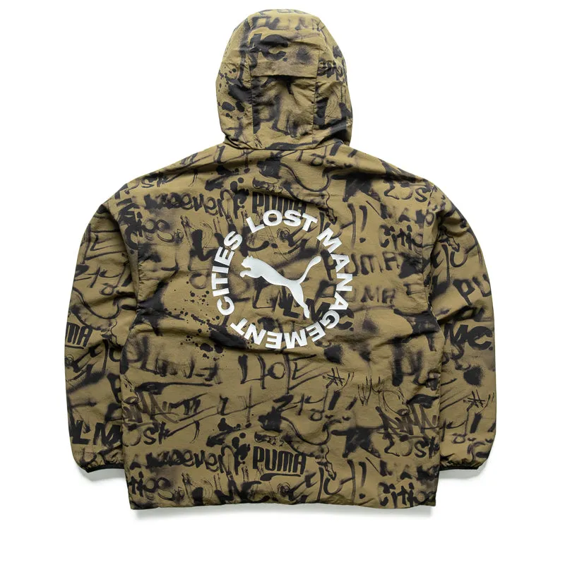 Lost Management Cities x Puma All Over Print Reversible Jacket - Wild Willow