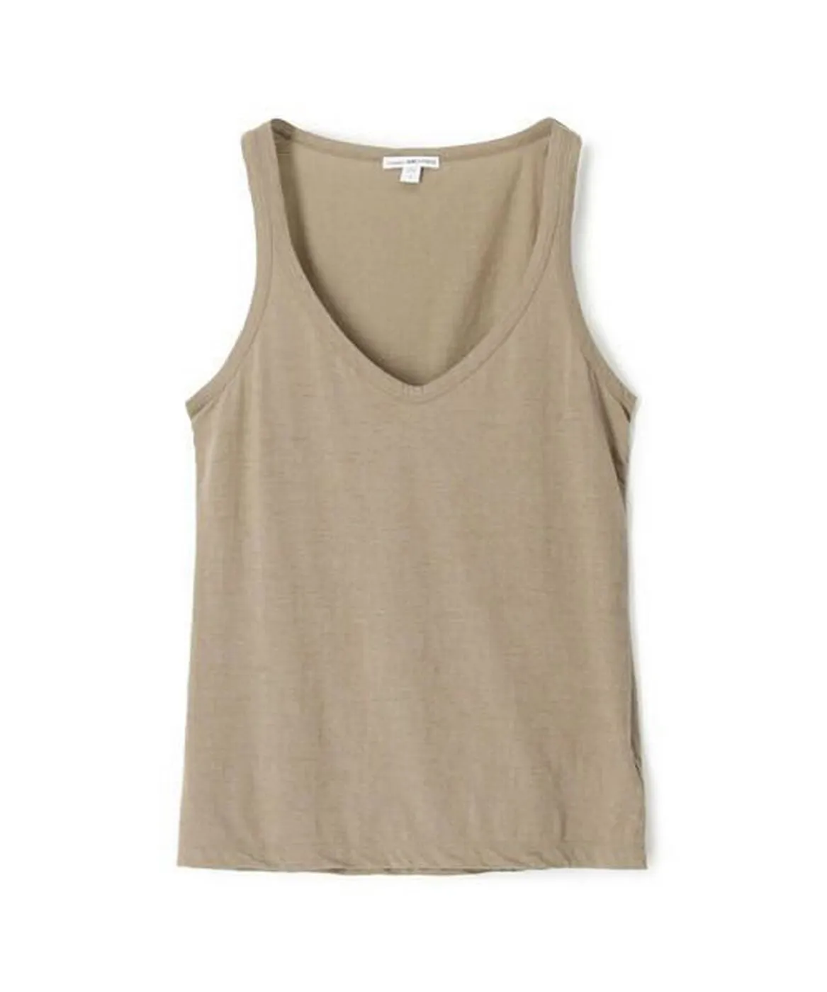 Lotus Jersey Tank-Fawn