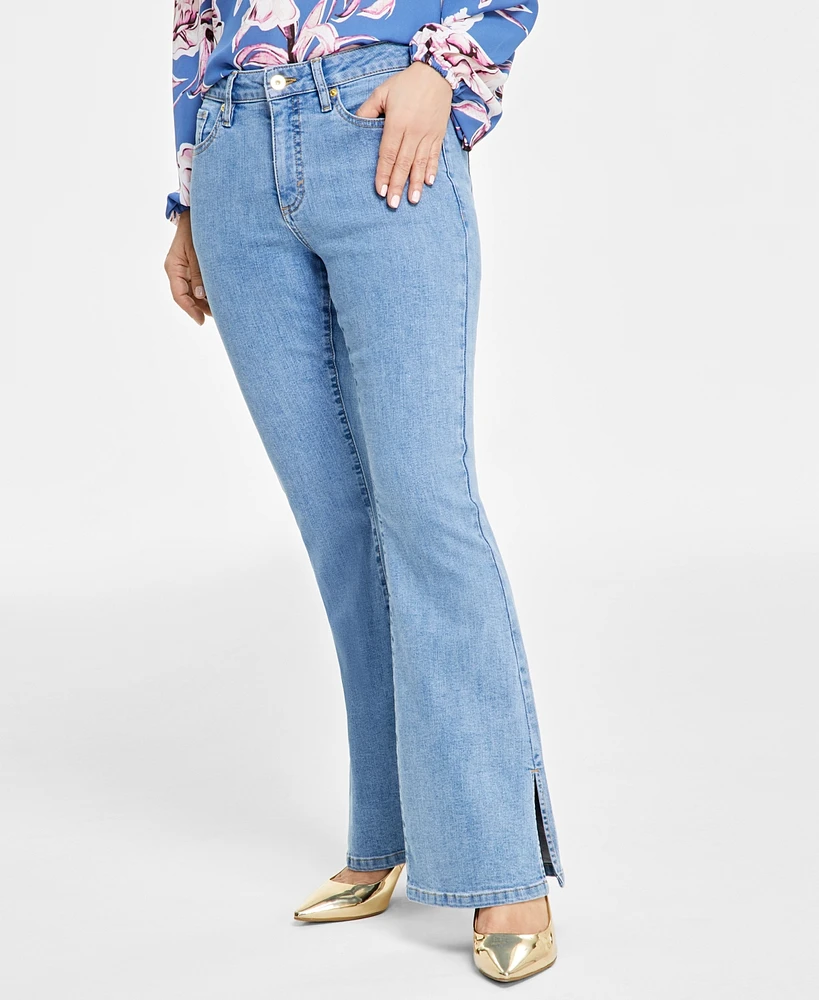 Macy's I.n.c. International Concepts Petite High-Rise Flare-Leg Jeans, Created for Macy's