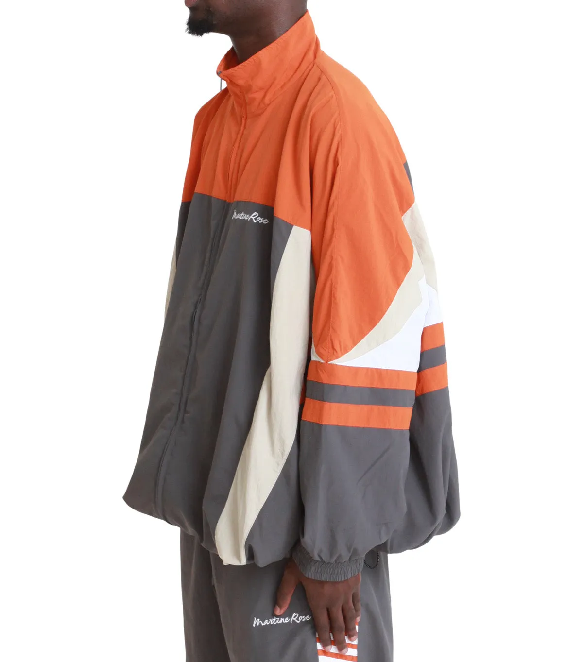 Martine Rose Compressed Track Jacket Grey Orange